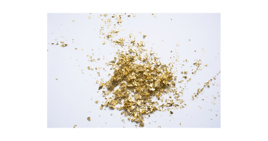 22 ct edible gold flakes - T3 - glass jar - 300 mg
