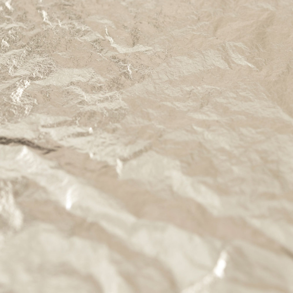 Or 12 carats Blanc 84 x 84 mm Adhésif - Le carnet de 25 feuilles