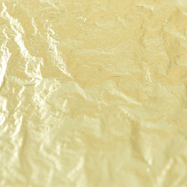 Or 18 carats Citron clair 80 x 80 mm Libre - Le carnet de 25 feuilles