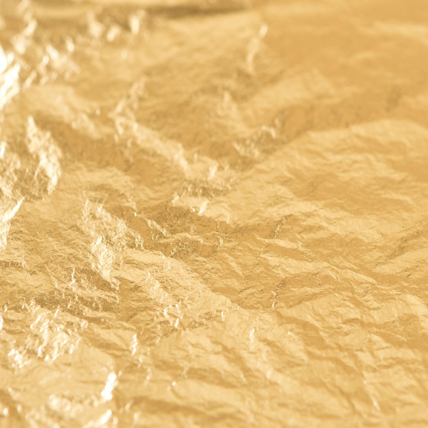 Or 23 3/4 carats Platine 80 x 80 mm Libre - Le carnet de 25 feuilles