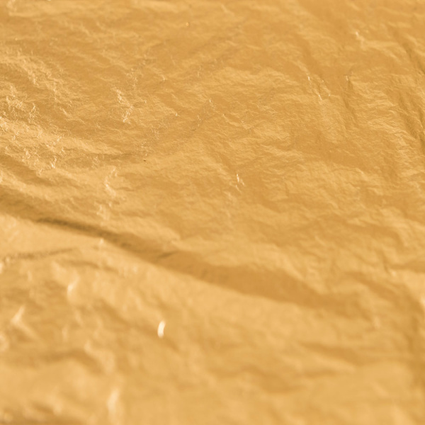 Or 23 carats Rouge 80 x 80 mm Adhésif - Le carnet de 25 feuilles