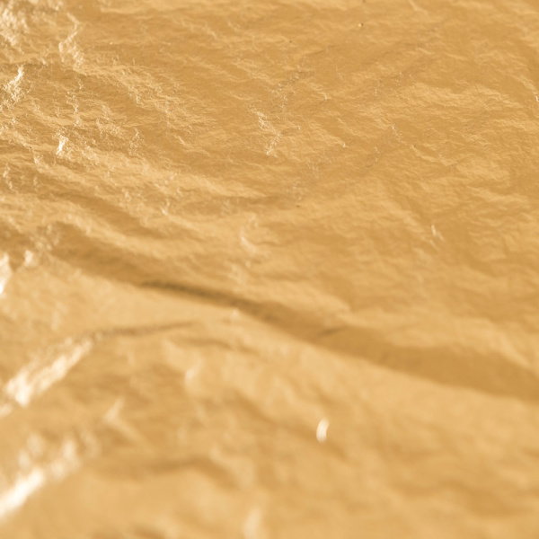 Or 23 carats Versailles 80 x 80 mm Adhésif - Le carnet de 25 feuilles