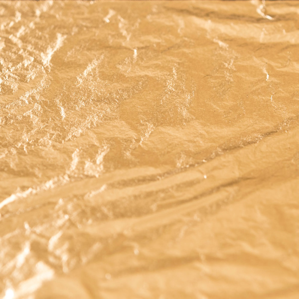 Or 23,6 carats Antique 84 x 84 mm Libre - Le carnet de 25 feuilles