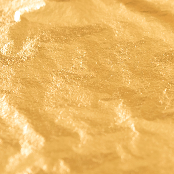 Or 24 carats Pur 80 x 80 mm Adhésif - Le carnet de 25 feuilles