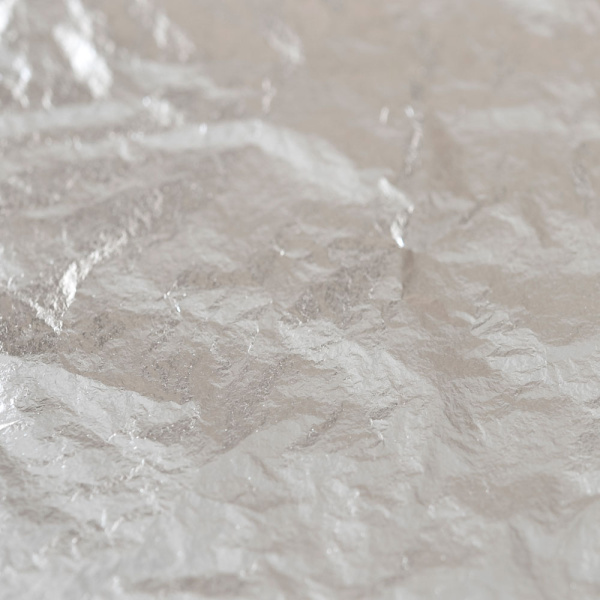 Or 6 carats Blanc 80 x 80 mm Adhésif - Le carnet de 25 feuilles