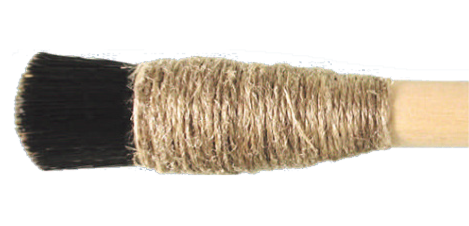 Pinceau Chien assiette 2 RB Soie de Calcutta - N°01 - Dia. 22