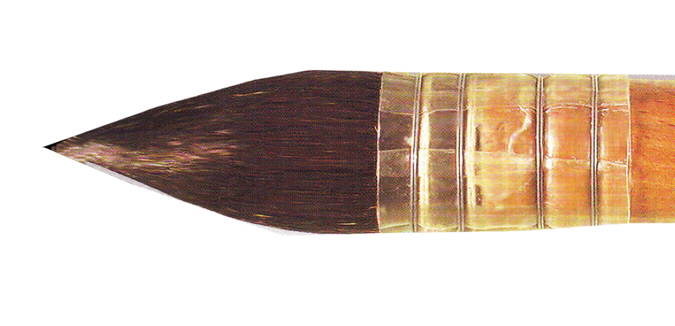 Pinceau Mouilleux 72 RO Petit Gris Pointe Ronde - N°06 - Dia. 16