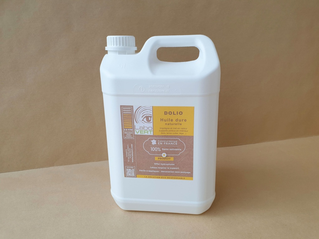HUILE DURE NATURELLE DOLIO - 5 litres
