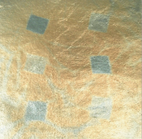 [23000606A] Cuivre Oxydé 206 Aigue marine Carrés 95 x 95 mm