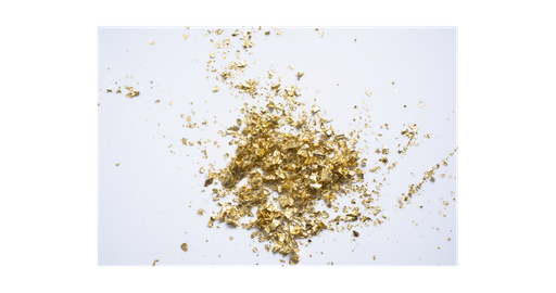 [23000310A] 22 ct edible gold flakes - T3 - glass jar - 300 mg