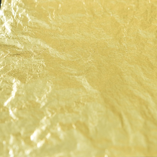 [23000418A] Or 20 carats Citron foncé 80 x 80 mm Adhésif - Le carnet de 25 feuilles