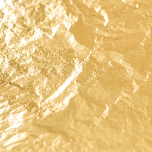 [23000420A] 22 k Gold Leaf - 80 x 80 mm - Loose - 25 leaves booklet