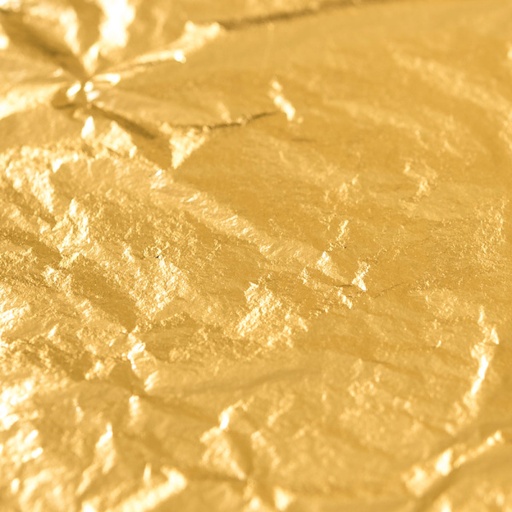 [23002930A] Or 22,5 carats foncé 80 x 80 mm libre - Le carnet de 25 feuilles