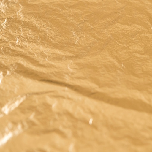 [23000475A] Or 23 carats Versailles 80 x 80 mm Adhésif - Le carnet de 25 feuilles