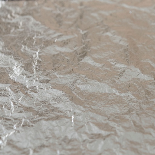 [23000359A] Or 9 carats Blanc Américain 80 x 80 mm Adhésif - Le carnet de 25 feuilles