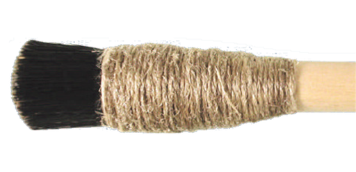 [22000531A] Pinceau Chien assiette 2 RB Soie de Calcutta - N°02 - Dia. 27